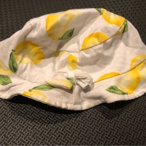 NWT Biscotti lemon bow baby girl hat cap
